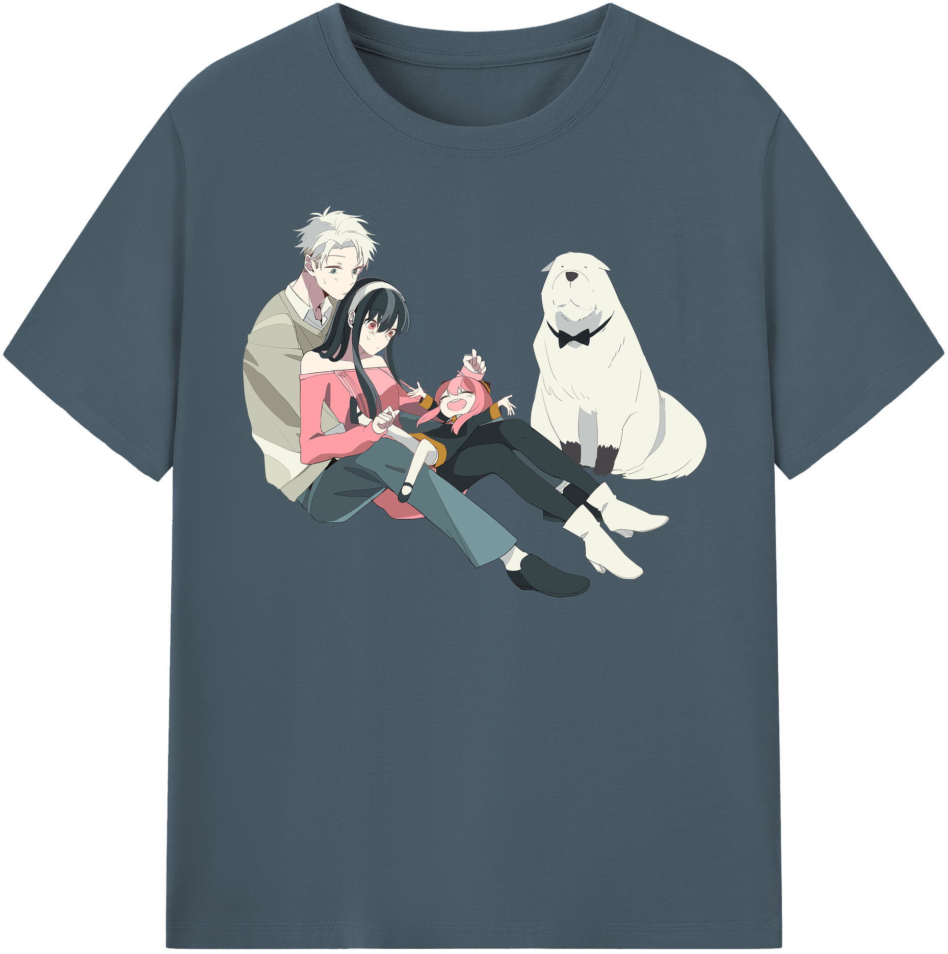 （画像用） SPY×FAMILY间谍家家酒 綿100％半袖Tシャツ（フロントプリント）